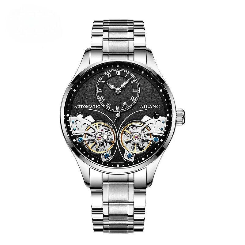 Men’s Automatic Moonphase Tourbillon Watch | 43 mm | Leather Strap | Multi-Function Calendar