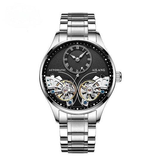 Men’s Automatic Moonphase Tourbillon Watch | 43 mm | Leather Strap | Multi-Function Calendar