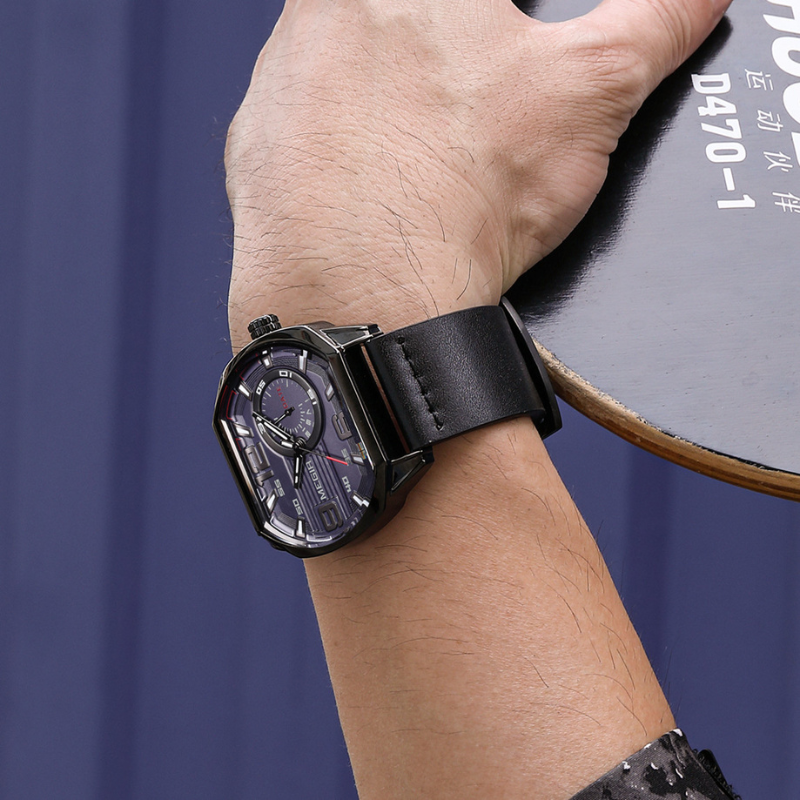 Men’s Sport Watch 46 mm | Quartz, Date & Luminous | 3 ATM Water Resistant