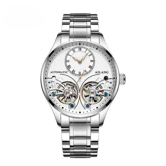 Men’s Automatic Moonphase Tourbillon Watch | 43 mm | Leather Strap | Multi-Function Calendar