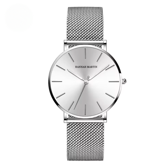 Women’s Classic Stainless Steel Mesh Strap Quartz Watch | 36 mm | 3 ATM