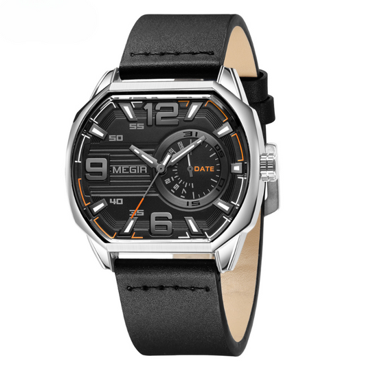Men’s Sport Watch 46 mm | Quartz, Date & Luminous | 3 ATM Water Resistant