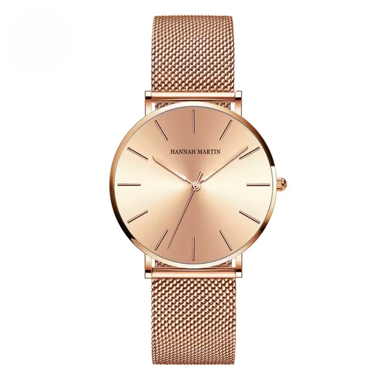 Women’s Classic Stainless Steel Mesh Strap Quartz Watch | 36 mm | 3 ATM