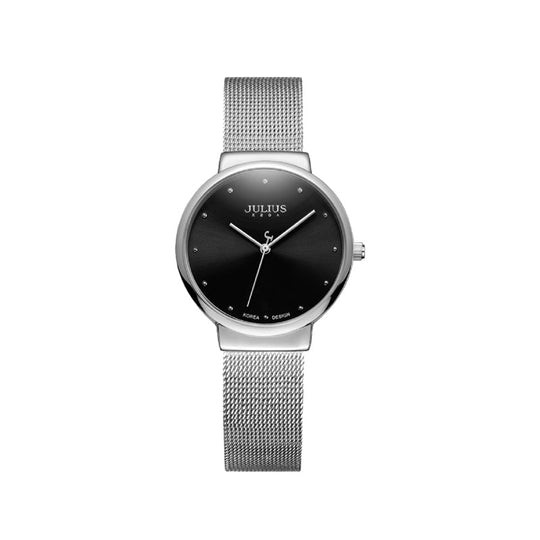 Women's Ultra-Thin Mesh Quartz Watch | 7.8 mm Slim Case | Stainless Steel Strap | Minimalist | 3 ATM