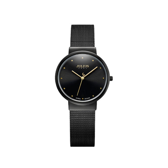 Women's Ultra-Thin Mesh Quartz Watch | 7.8 mm Slim Case | Stainless Steel Strap | Minimalist | 3 ATM