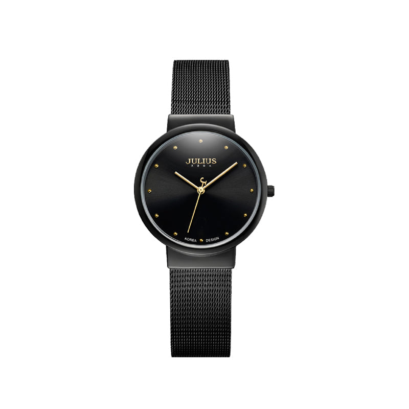 Women's Ultra-Thin Mesh Quartz Watch | 7.8 mm Slim Case | Stainless Steel Strap | Minimalist | 3 ATM