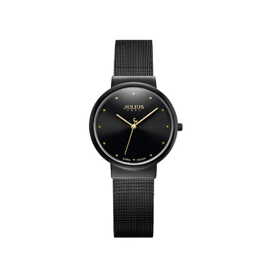 Women's Ultra-Thin Mesh Quartz Watch | 7.8 mm Slim Case | Stainless Steel Strap | Minimalist | 3 ATM