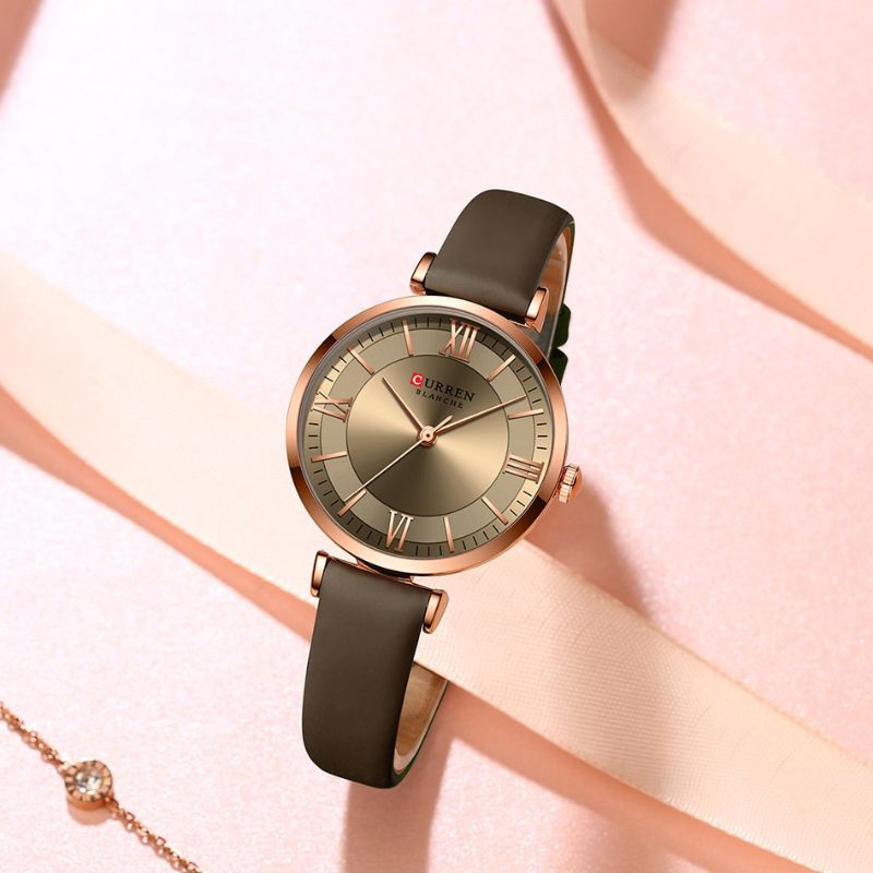 Women’s Classic Quartz Watch | 32 mm Case | Emerald Vegan Leather Strap | 3 ATM Water-Resistant