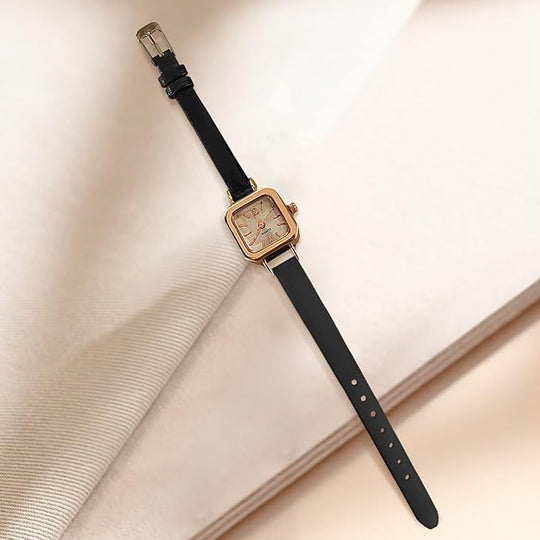Womans’s Fashion Quartz Watch | Analog Display | Leather Strap