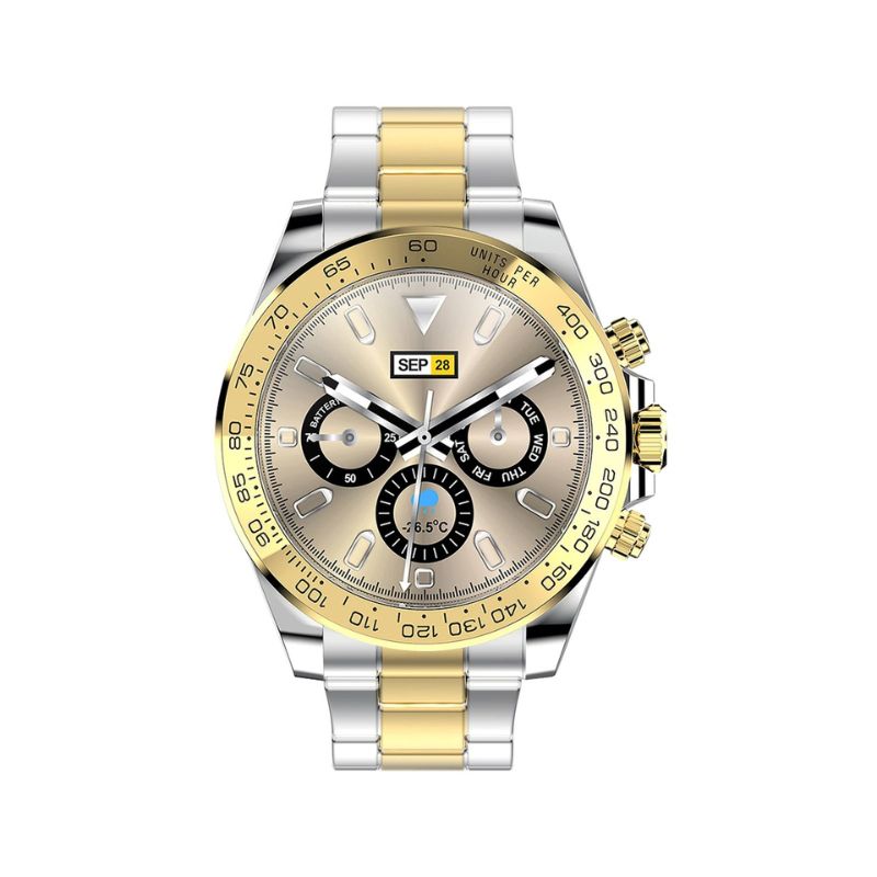 Men’s Smart Sport Chronograph 46.35 mm | Silicone Strap | Water-Resistant | Call & Fitness Features