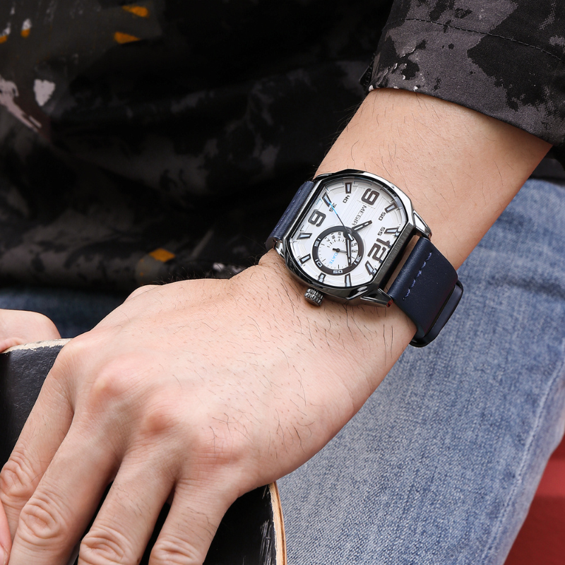 Men’s Sport Watch 46 mm | Quartz, Date & Luminous | 3 ATM Water Resistant