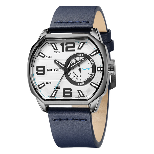 Men’s Sport Watch 46 mm | Quartz, Date & Luminous | 3 ATM Water Resistant