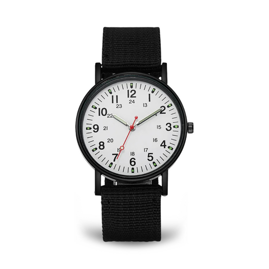 Men’s Military Field Watch | 40 mm | Green Dial | Nylon Strap | Quartz | 3 ATM