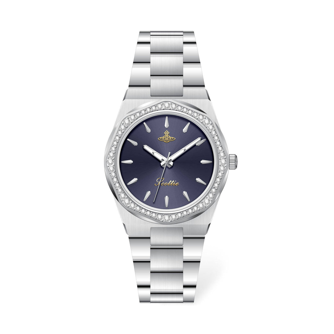 Women’s Octagonal Diamond Bracelet Watch | 32 mm | Stainless Steel