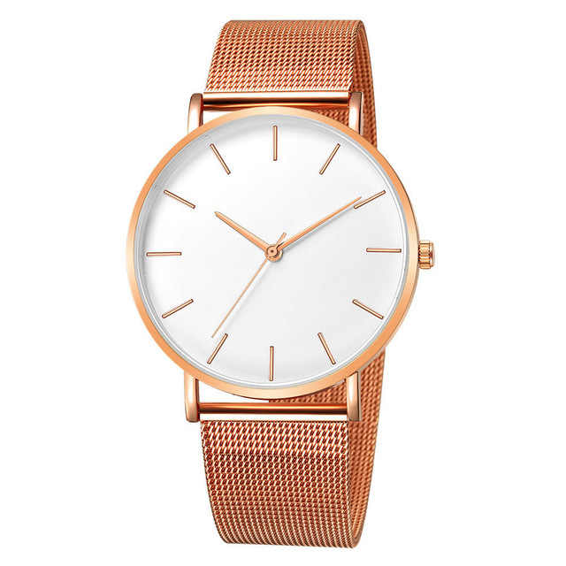 Women’s Classic Quartz Watch | 30 mm | PU Leather Strap | Modern Dress Style