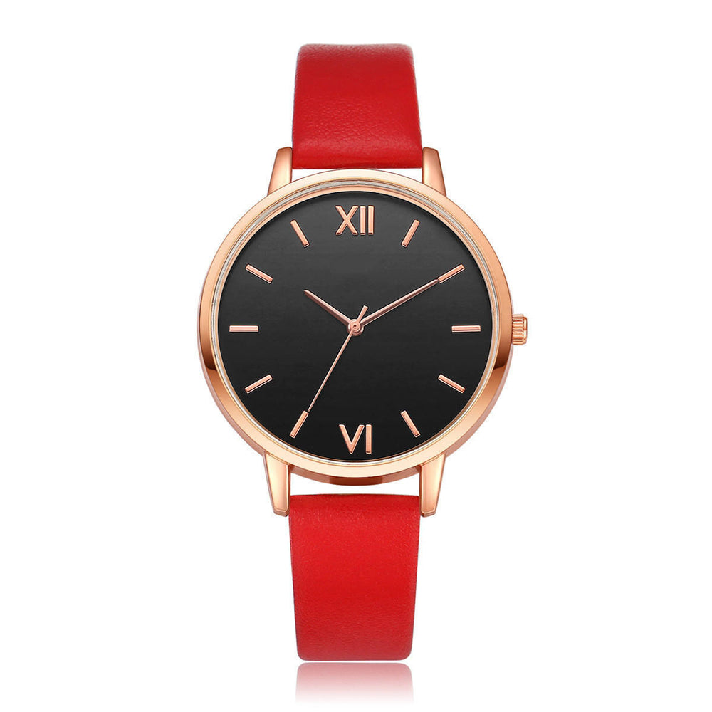 Women’s Classic Quartz Watch | 30 mm | PU Leather Strap | Dress Style