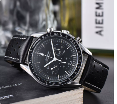 Men's Business Watch | 41 mm | Gold Leather