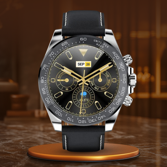 Men’s Smart Sport Chronograph 46.35 mm | Silicone Strap | Water-Resistant | Call & Fitness Features