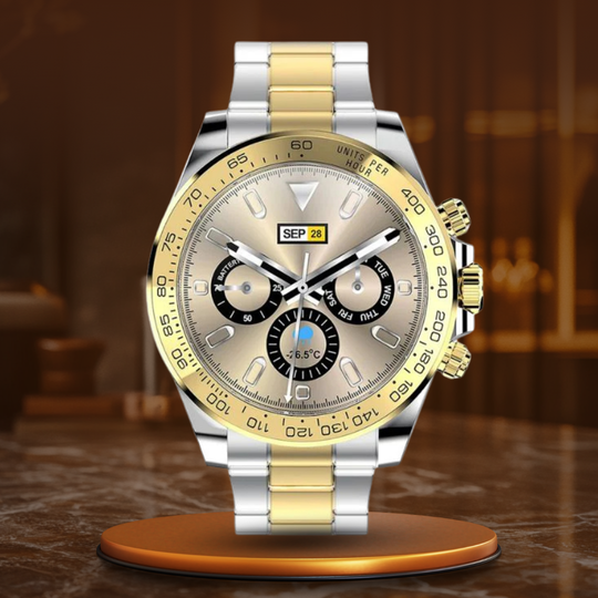 Men’s Smart Sport Chronograph 46.35 mm | Silicone Strap | Water-Resistant | Call & Fitness Features