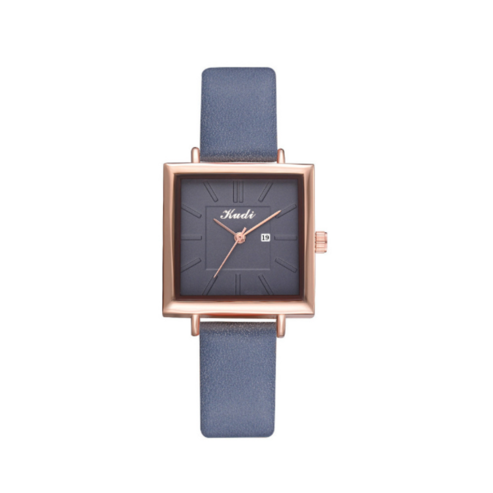 Women’s Square Quartz Watch | 30 mm Case | Slim Dress Design | Minimalist Style