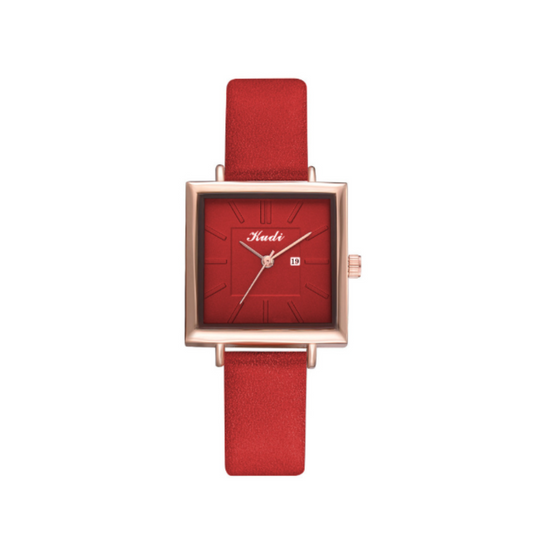 Women’s Square Quartz Watch | 30 mm Case | Slim Dress Design | Minimalist Style