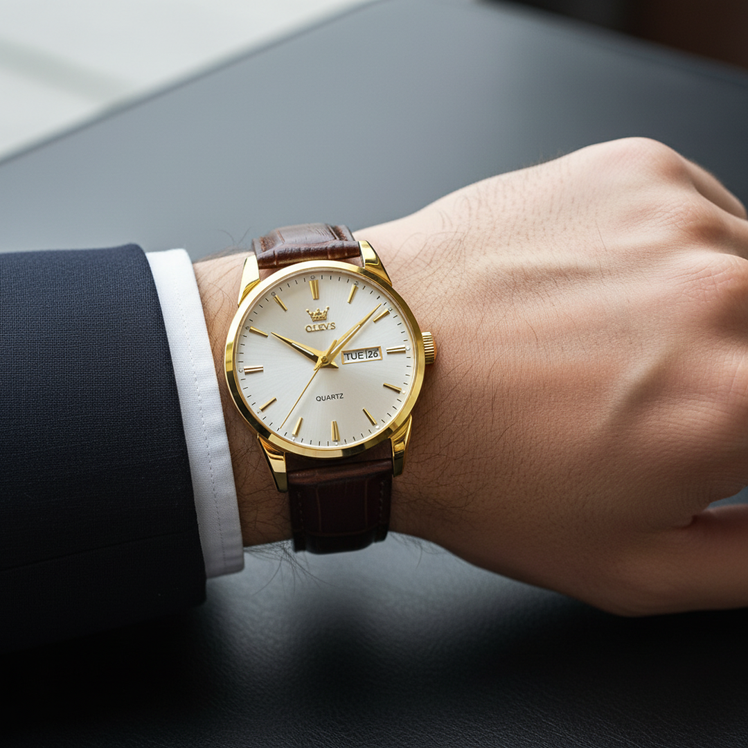 Smith Watches Business White - On Wrist Lifestyle