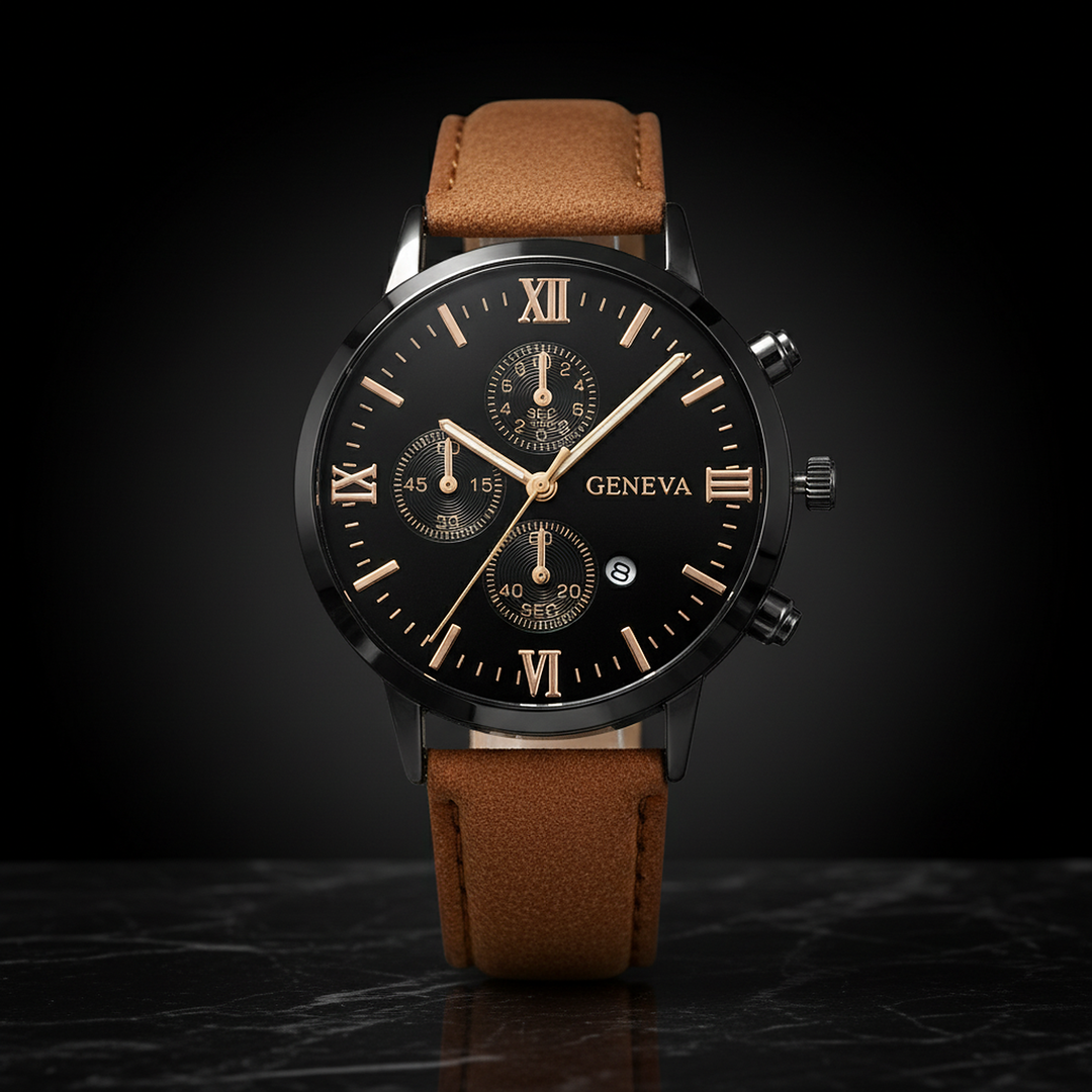 Smith Watches Casual Brown Rose Gold - Studio Three-Quarter