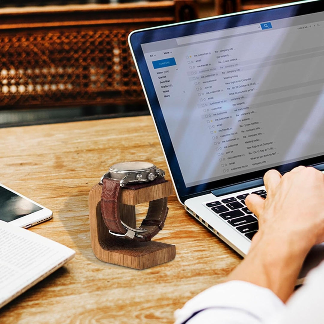 Wooden Watch Holder | Single Stand | Display & Storage