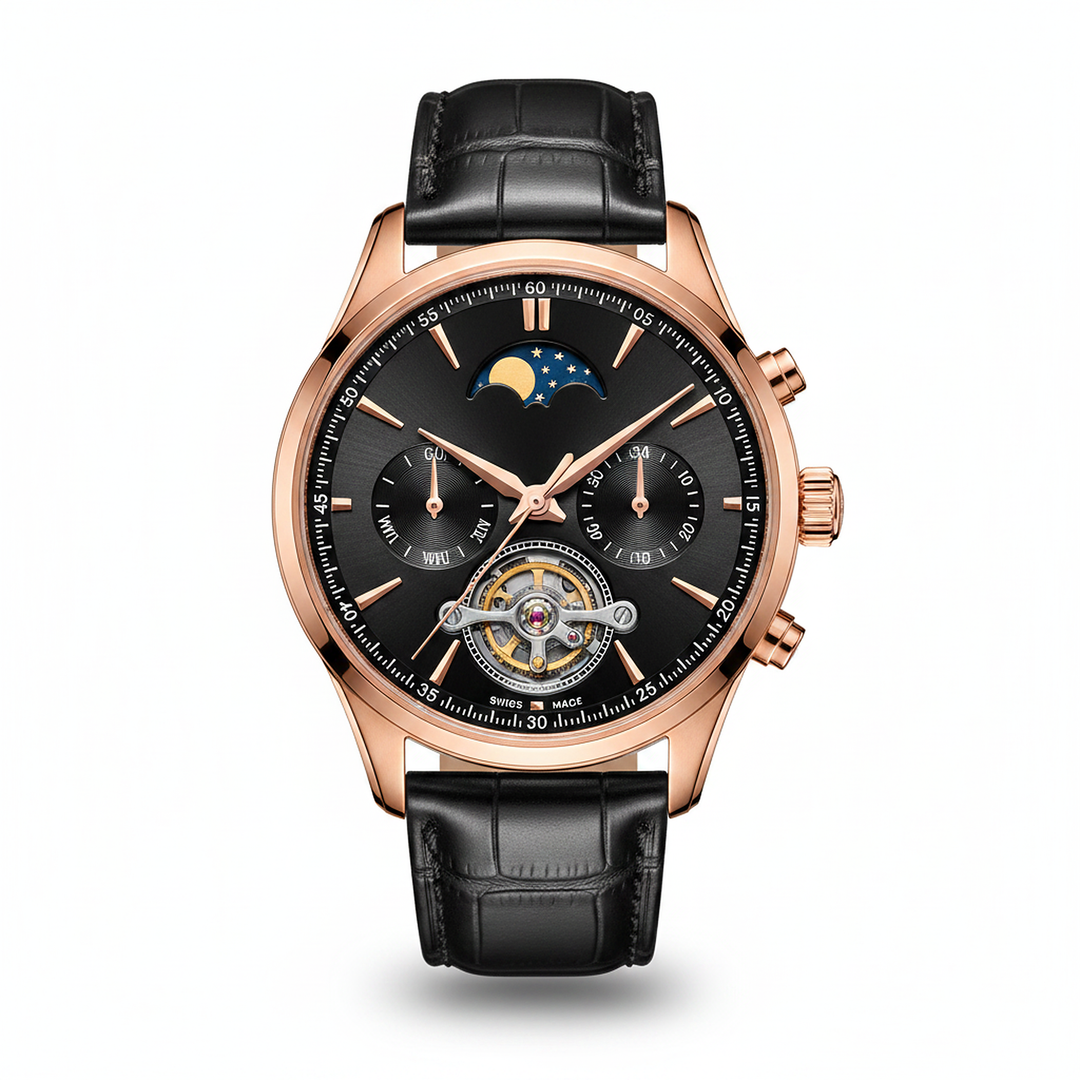Smith Watches Automatic Dress 40mm Gold Black - Hero Product Shot