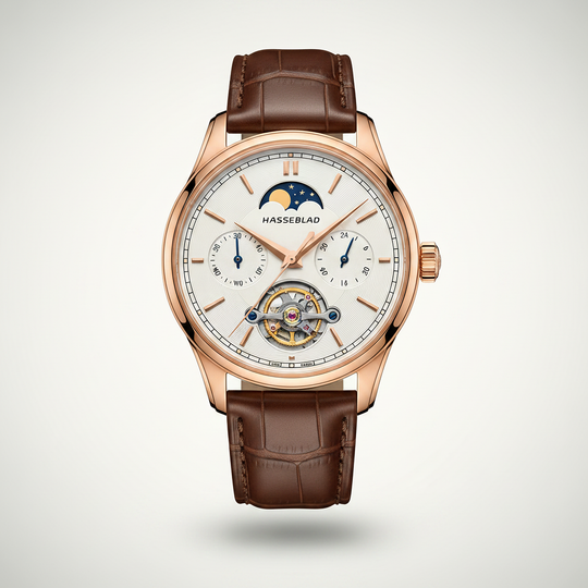 Smith Watches Automatic Dress 40mm Gold White - Hero Product Shot