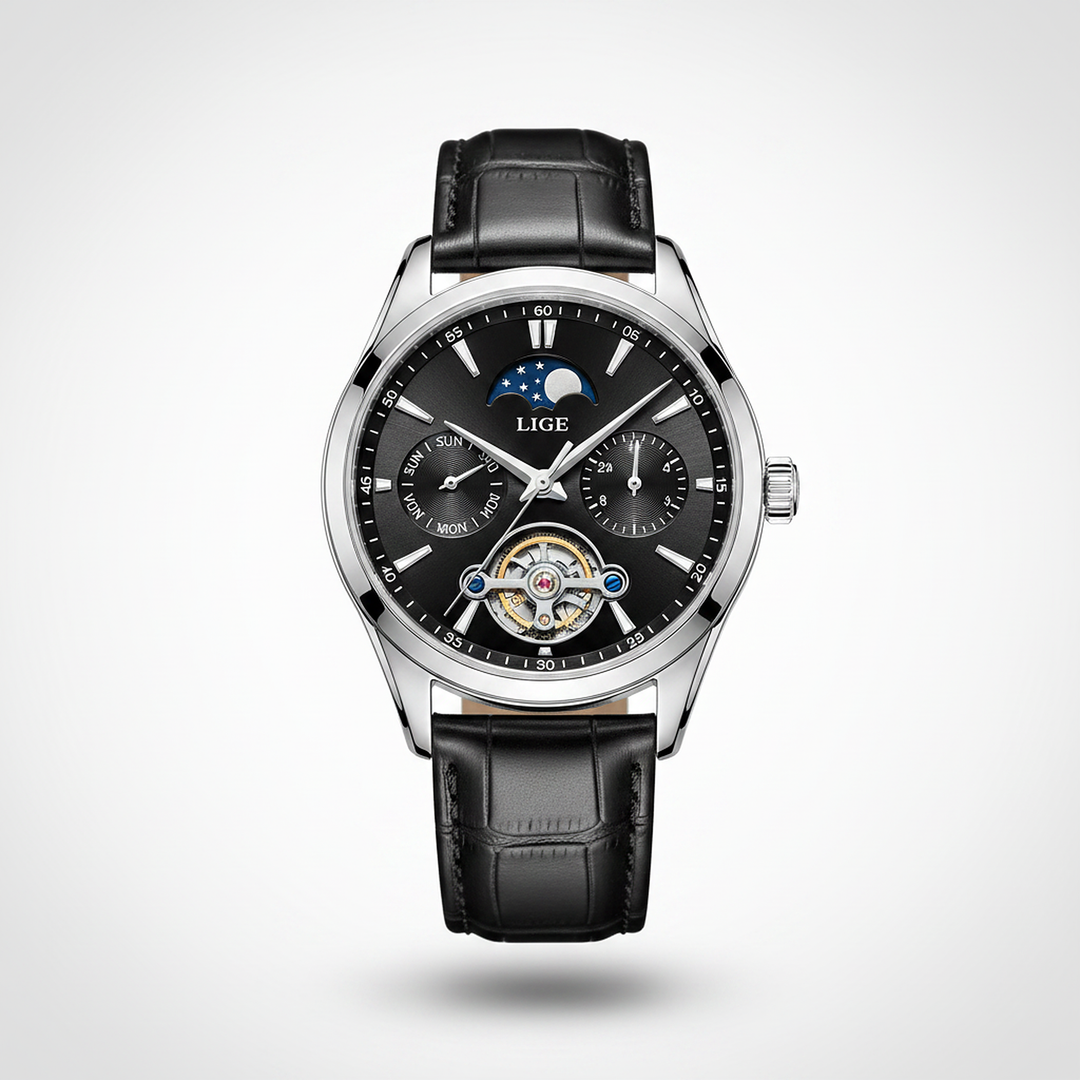 Smith Watches Automatic Dress 40mm Silver Black - Hero Product Shot