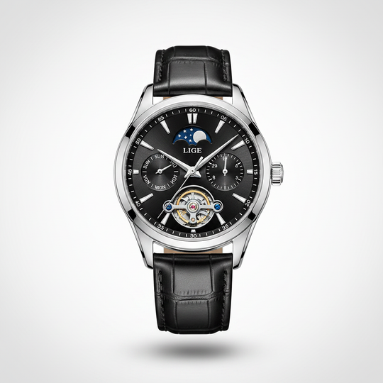 Smith Watches Automatic Dress 40mm Silver Black - Hero Product Shot