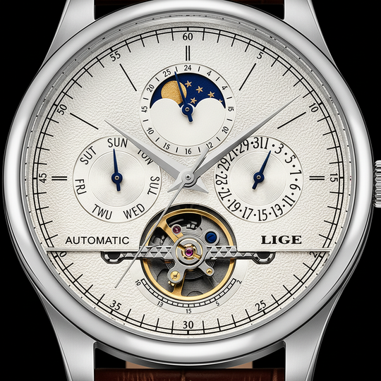 Smith Watches Automatic Dress 40mm Silver White - Dial Macro