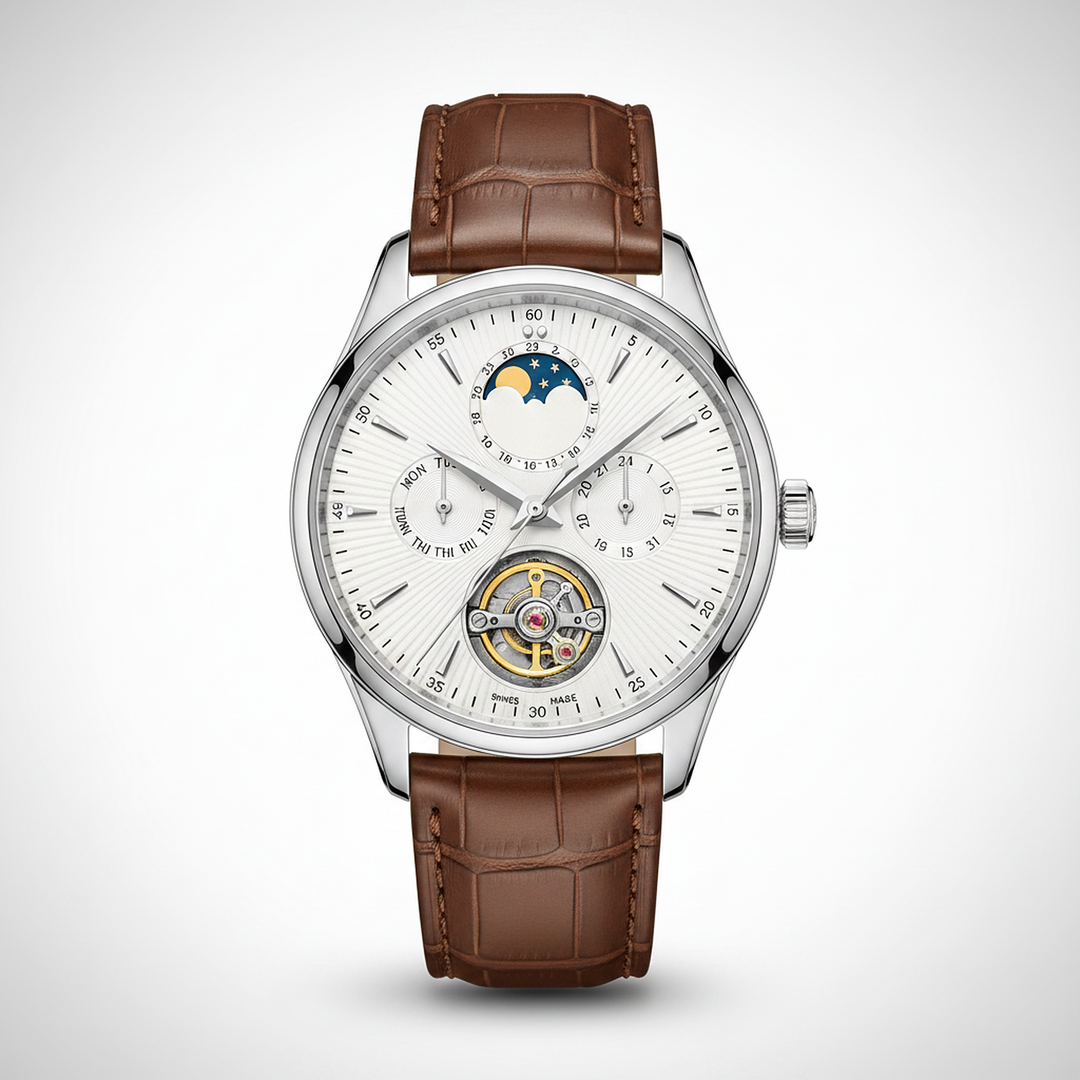 Smith Watches Automatic Dress 40mm Silver White - Hero Product Shot