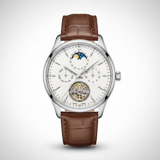 Smith Watches Automatic Dress 40mm Silver White - Hero Product Shot