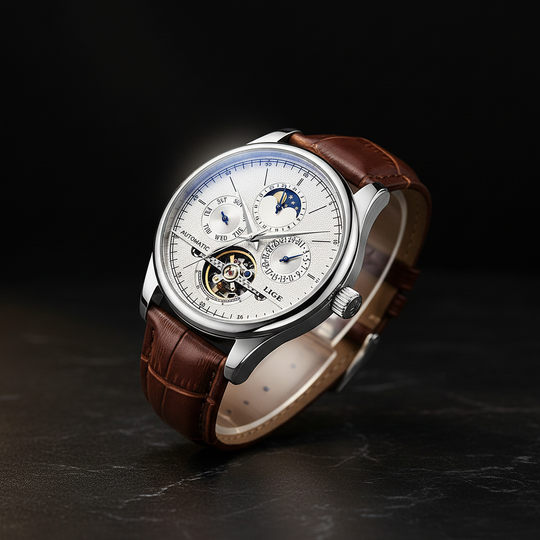 Smith Watches Automatic Dress 40mm Silver White - Studio Three-Quarter