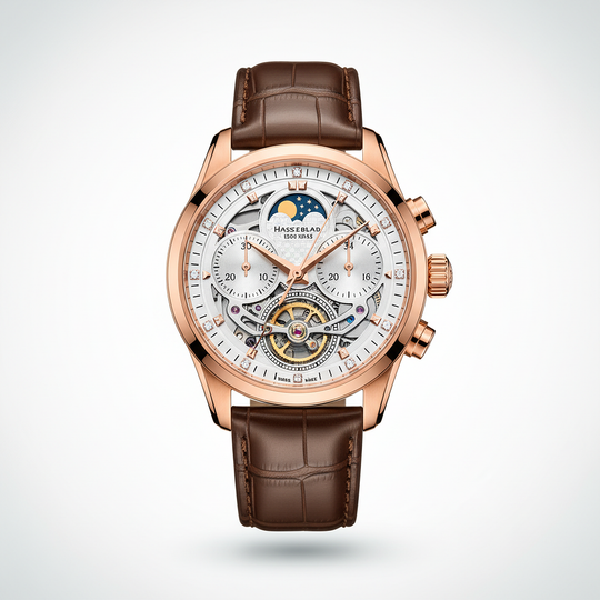 Smith Watches Mechanical Rose Gold White - Hero Product Shot