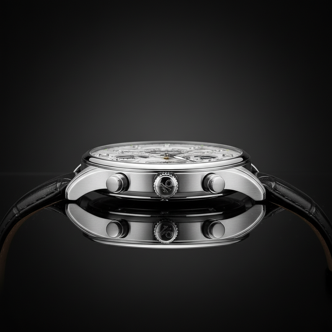 Smith Watches Mechanical Silver White - Case Profile
