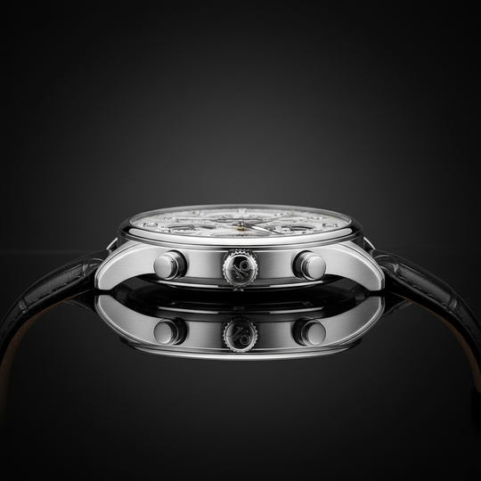 Smith Watches Mechanical Silver White - Case Profile