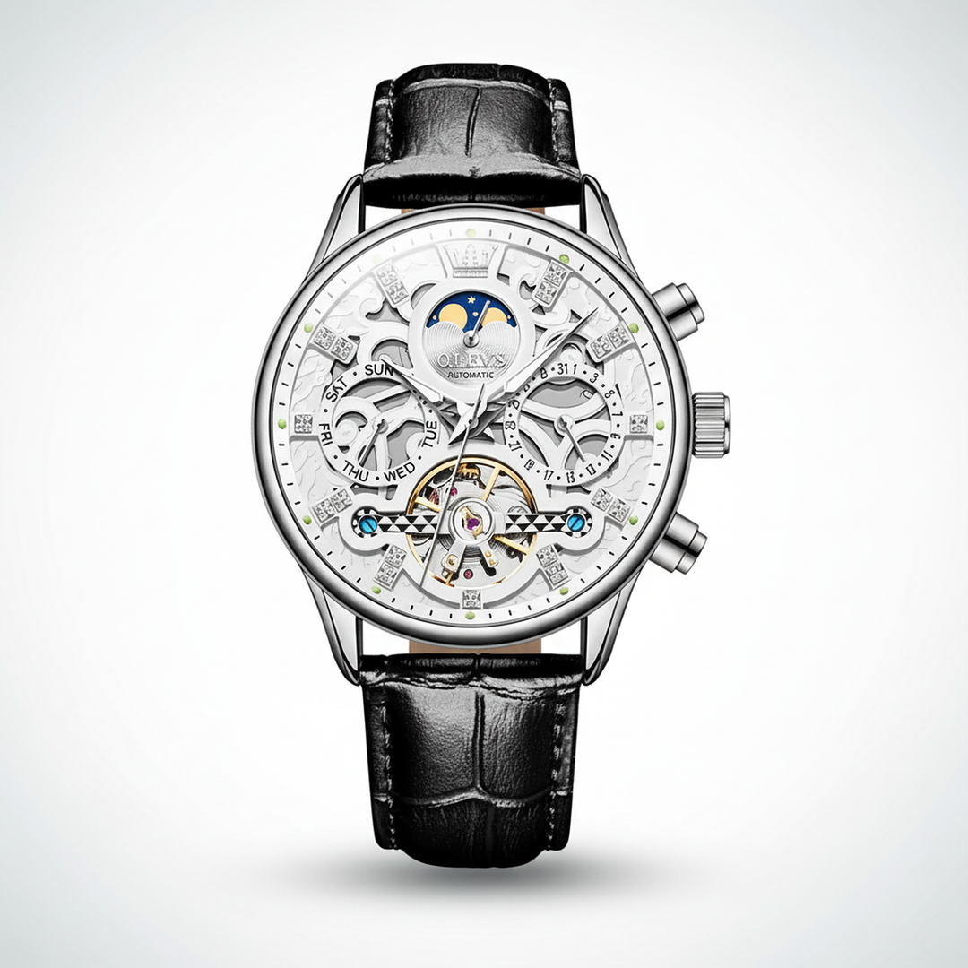 Smith Watches Mechanical Silver White - Hero Product Shot