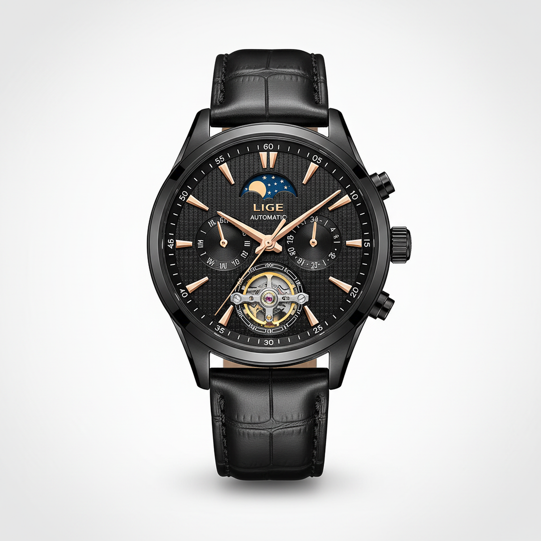 Smith Watches Tourbillon Gold Black - Hero Product Shot
