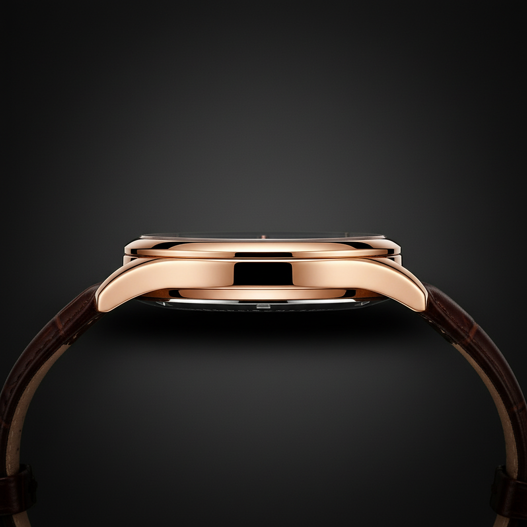 Smith Watches Tourbillon Gold Blue - Case Profile