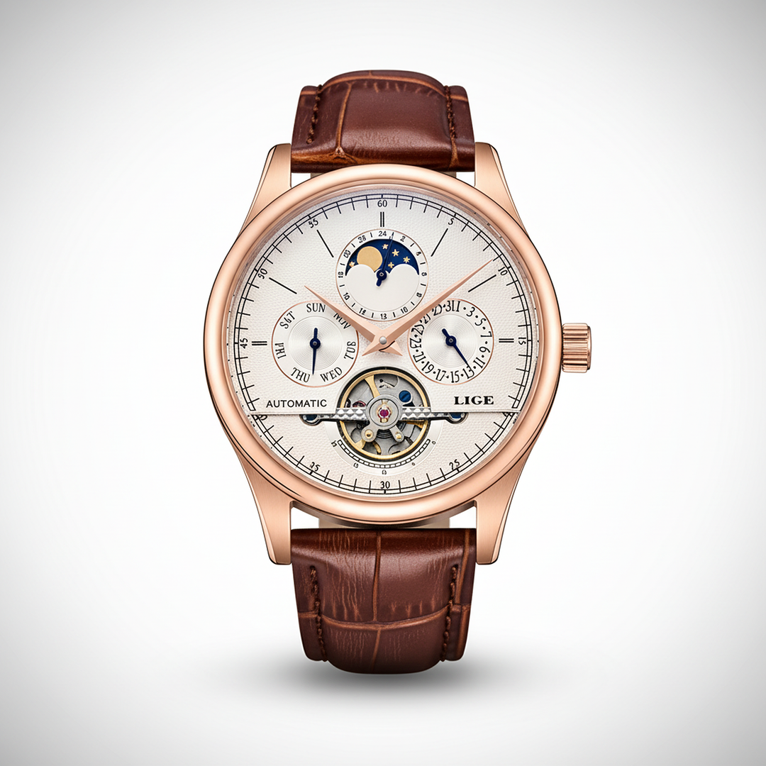 Smith Watches Tourbillon Gold White - Hero Product Shot