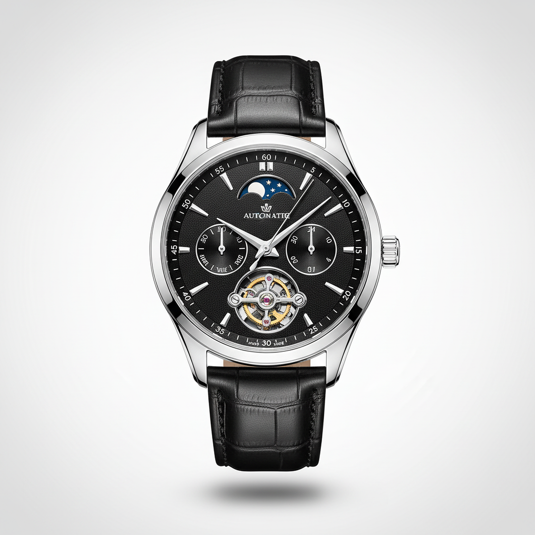 Smith Watches Tourbillon Silver Black - Hero Product Shot