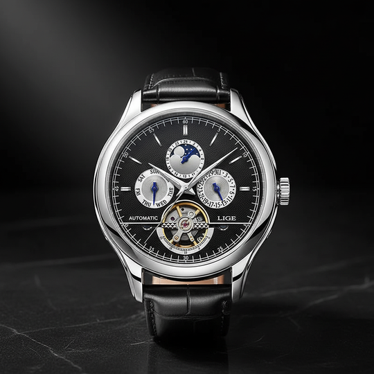 Smith Watches Tourbillon Silver Black - Studio Three-Quarter